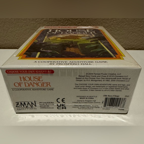 House of Danger Adventure Game New Sealed - Picture 4 of 4